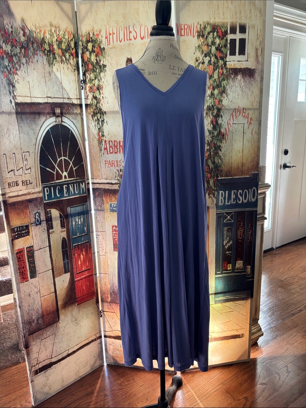 Gudrun Sjoden Jersey Dress, Sky Blue, Size Medium